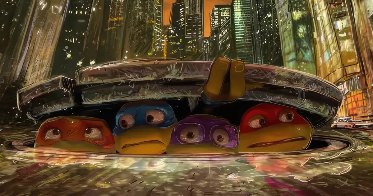 تصویر انیمیشنی اکشن لاک‌پشت‌های نینجا