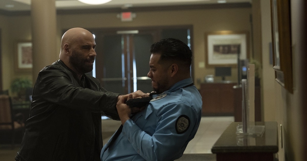 پوستر فیلم کش اوت با حضور جان تراولتا و کریستین دیویس