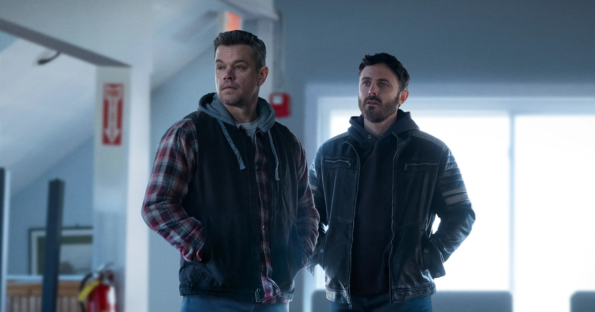 پوستر فیلم The Instigators با بازی مت دیمون و کیسی افلک