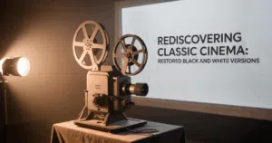 تصویری از نسخه سیاه‌وسفید فیلم‌ها