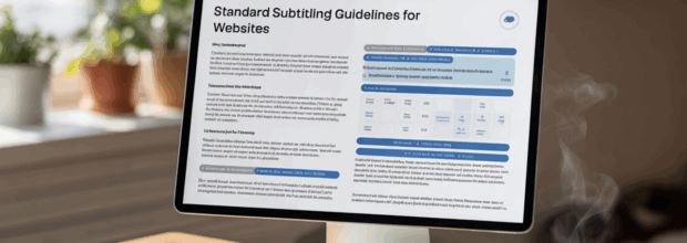 راهنمای زیرنویس‌نویسی استاندارد