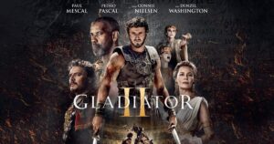 پوستر فیلم گلادیاتور 2 ساخته ریدلی اسکات با بازی پل مسکال و پدرو پاسکال