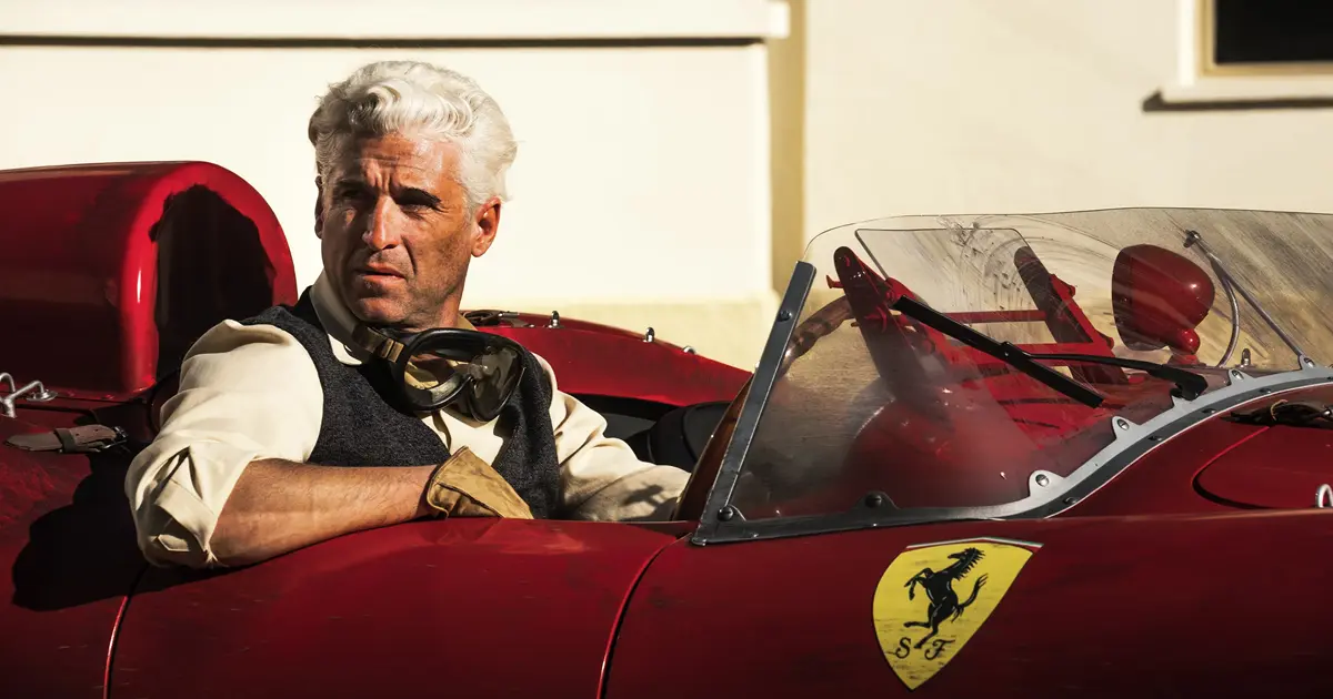 پوستر فیلم فراری 2023 ساخته مایکل مان با بازی آدام درایور و پنه‌لوپه کروز