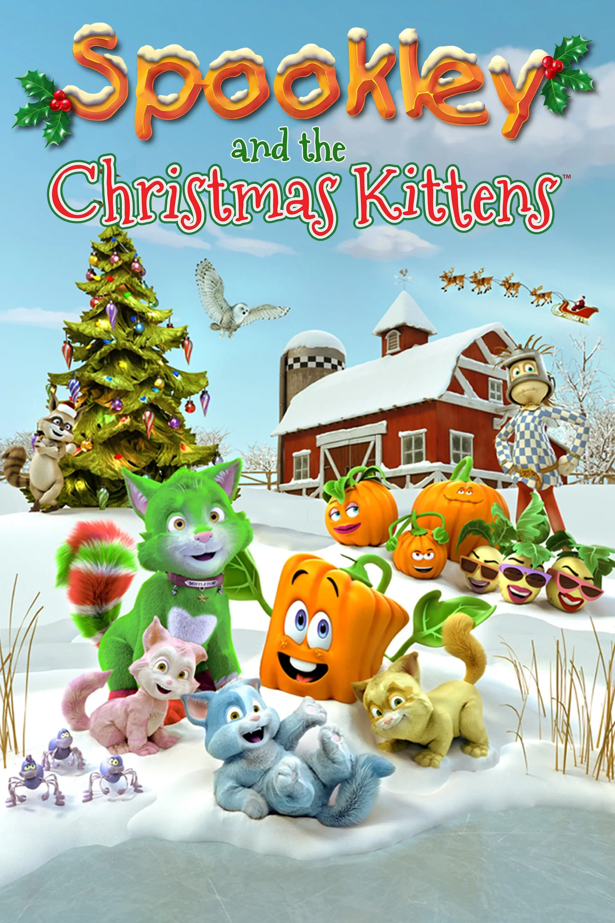 انیمیشن اسپوکلی و بچه گربه های کریسمس Spookley and the Christmas Kittens